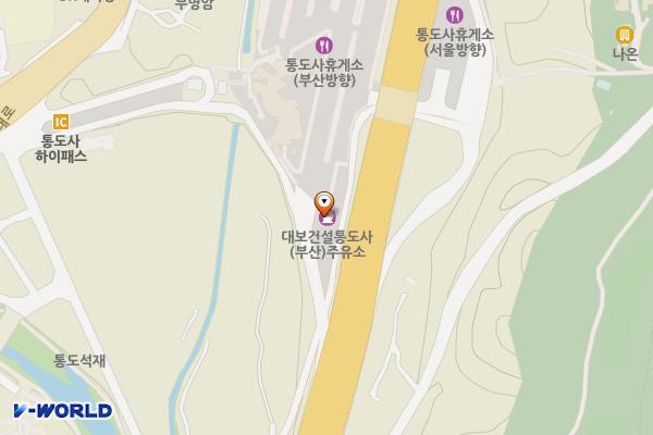 통도사(부산방향)주유소 위치 지도 — 경남 양산시 하북면 경부고속도로 31-1 (순지리, 경부선 통도사(부산방향)휴게소)