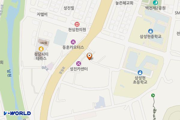 옥곡어린이공원 위치 지도 — 남부동 470-1