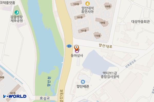 한솔유화(주) 상북점 한길주유소 위치 지도 — 경남 양산시 상북면 양산대로 1354 (소토리, 상북주유소)