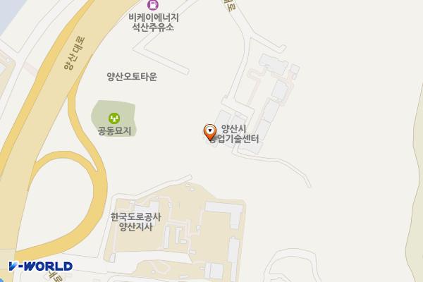 양산시농업기술센터 위치 지도 — 경상남도 양산시 동면 양산대로 618