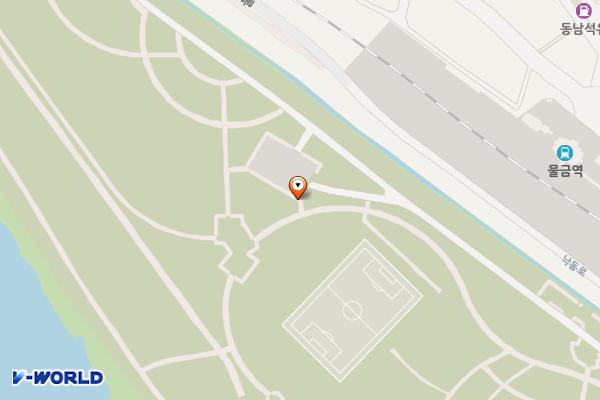 황산공원 서부광장주차장2번 위치 지도 — 경상남도 양산시 물금읍 물금리 783-1