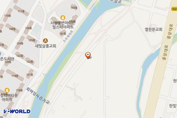 웅상파크골프장 위치 지도 — 경상남도 양산시 명동 1033-40