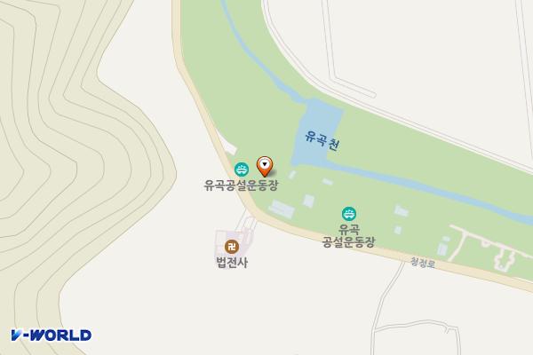 유곡면 운동장 위치 지도 — 경상남도 의령군 유곡면 청정로 2078-2