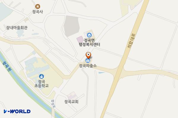 의령경찰서 정곡파출소 위치 지도 — 경상남도 의령군 정곡면 법정로 930, 의령경찰서정곡파출소