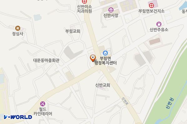 의령경찰서 부림파출소 위치 지도 — 경상남도 의령군 부림면 대한로 1757, 의령경찰서부림파출소