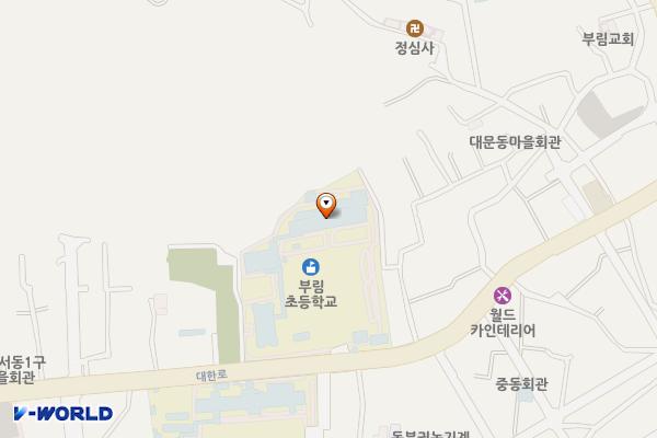부림초등학교(본관) 위치 지도 — 경상남도 의령군 부림면 대한로 1721, 부림초등학교