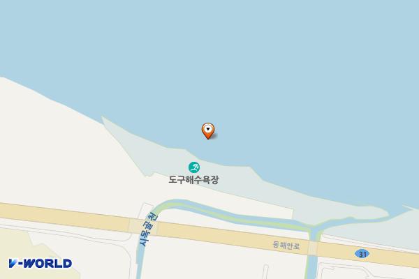 도구해수욕장 공영주차장 위치 지도 — 경상북도 포항시 남구 동해면 일월로 81번길 36