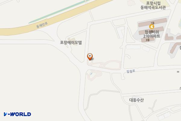 동해면 노외주차장 위치 지도 — 경상북도 포항시 남구 동해면 도구리 528-6
