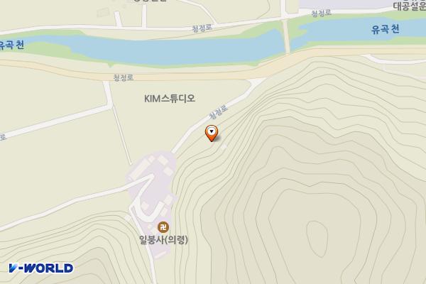 일붕사 위치 지도 — 경상남도 의령군 궁류면 청정로 1202-15