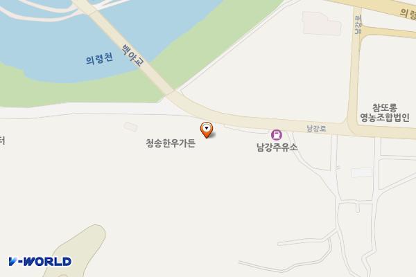 정암LPG충전소 위치 지도 — 경상남도 의령군 의령읍 남강로 771, 정암LPG충전소