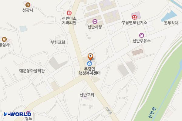 부림면사무소 위치 지도 — 경상남도 의령군 부림면 대한로 1761, 부림면행정복지센터