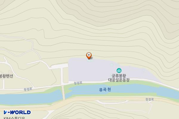 봉황대운동장 위치 지도 — 경상남도 의령군 궁류면 청정로 1209-32
