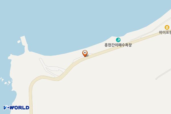 동해 흥환 간이주차장1 위치 지도 — 경상북도 포항시 남구 동해면 흥환리 623-1