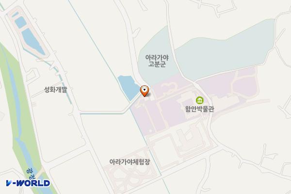 함안박물관(야외) 위치 지도 — 경상남도 함안군 가야읍 고분길 153-31, 함안박물관