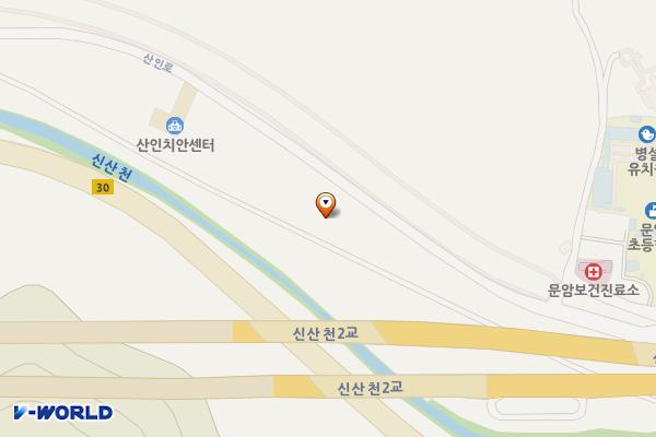 아라께비 테마로드(2) 위치 지도 — 경상남도 함안군 산인면 산인로 184, 공중화장실