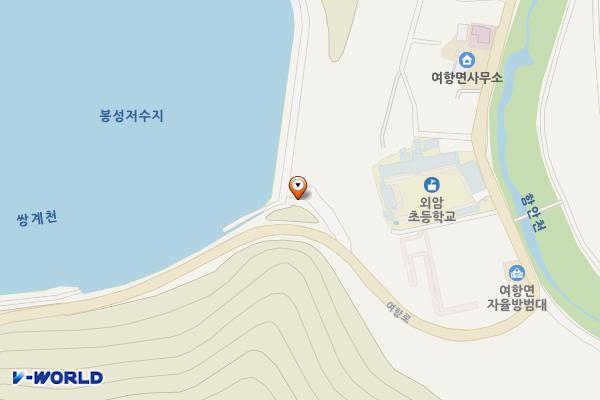 봉성저수지 금계정 위치 지도 — 경상남도 함안군 여항면 여항로 98