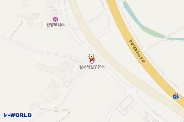 칠서제일주유소 위치 지도 — 경상남도 함안군 칠서면 청계3길 1, 주유소