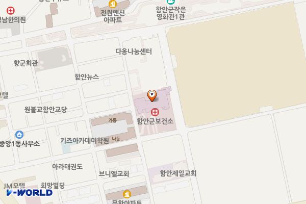 함안군보건소 청사 위치 지도 — 경상남도 함안군 가야읍 중앙남4길 10, 함안군보건소
