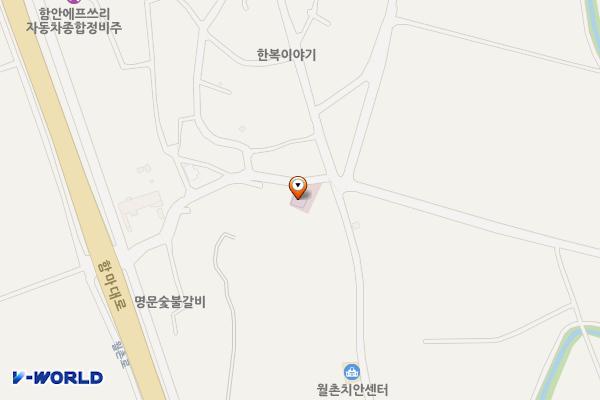 월촌보건진료소 위치 지도 — 경상남도 함안군 군북면 강둑아랫길 7, 월촌보건진료소