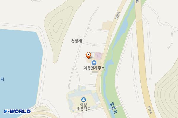 여항면사무소 청사 위치 지도 — 경상남도 함안군 여항면 여항로 50 (외암리, 여항면사무소,여항면보건진료소)