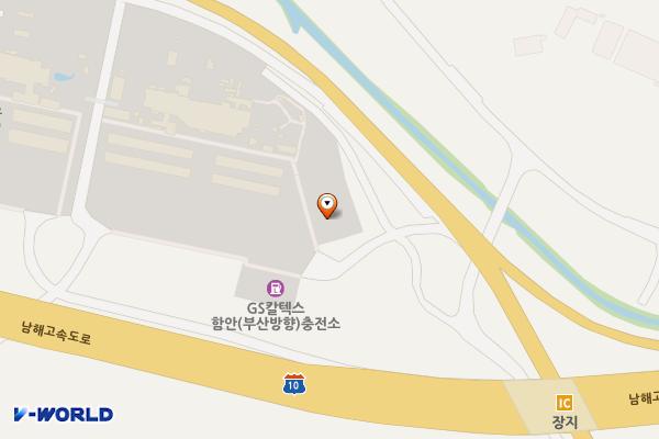 함안(부산)휴게소 주유소 위치 지도 — 경상남도 함안군 군북면 현포로 205, 함안(부산)휴게소 공중화장실