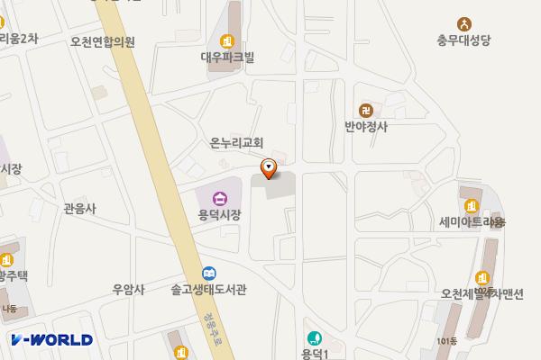 오천읍 용덕리 노외주차장 위치 지도 — 경상북도 포항시 남구 오천읍 용덕리 328-16