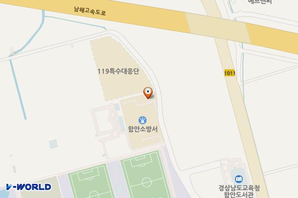 함안소방서 위치 지도 — 경상남도 함안군 가야읍 선왕길 59 (도항리, 함안소방서)