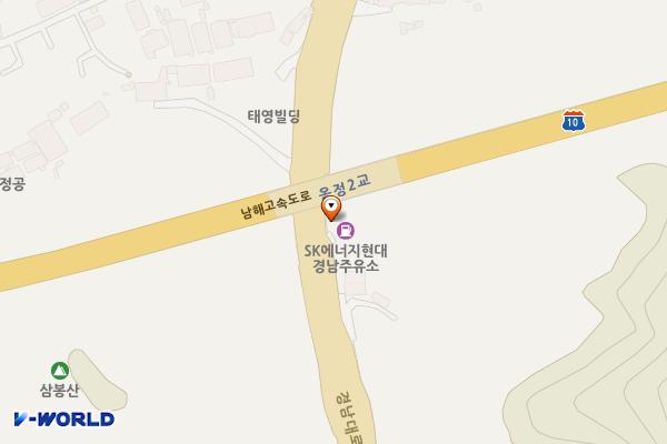 경남주유소 위치 지도 — 경상남도 함안군 칠원읍 경남대로 1612, 경남주유소