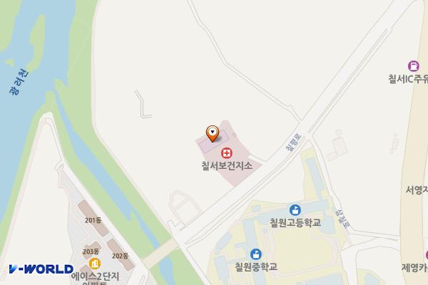 칠서면보건지소 위치 지도 — 경상남도 함안군 칠서면 칠평로 36, 칠서 보건지소