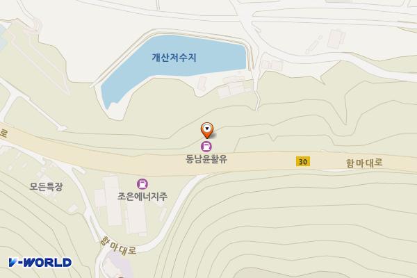 메가함안 주유소 공중화장실 위치 지도 — 경상남도 함안군 산인면 함마대로 2367