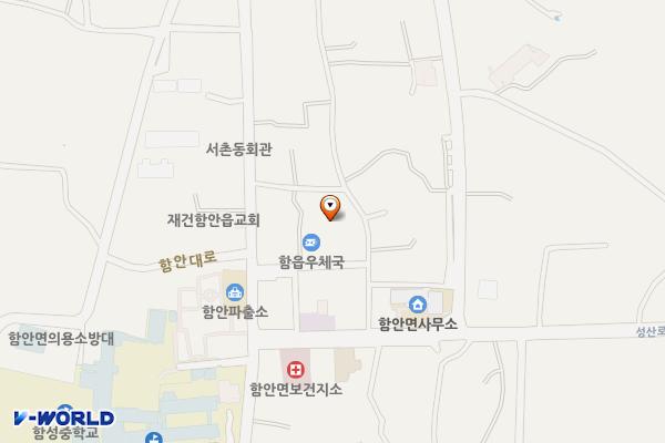 한우국밥촌 위치 지도 — 경상남도 함안군 함안면 북촌2길 56