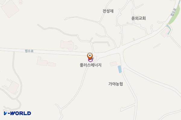 주식회사 플러스에너지 위치 지도 — 경상남도 함안군 법수면 법수로 418