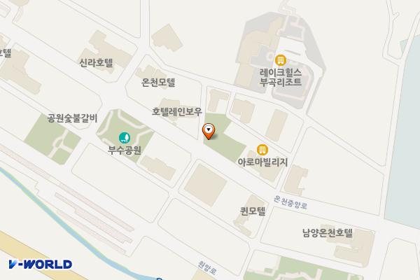 온천비각 위치 지도 — 경상남도 창녕군 부곡면 거문리 217-40