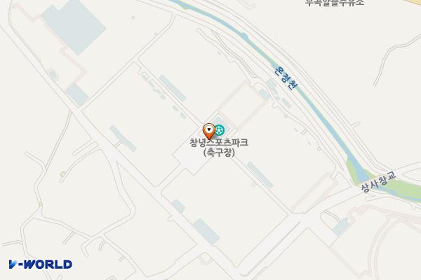 창녕스포츠파크(야외) 위치 지도 — 경상남도 창녕군 부곡면 사창리 290