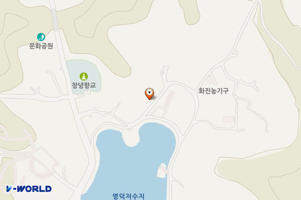 명덕체육공원 위치 지도 — 경상남도 창녕군 창녕읍 향교골목길 15