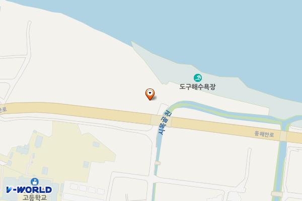 도구해수욕장 공영주차장 위치 지도 — 경상북도 포항시 남구 동해면 도구리 729-3