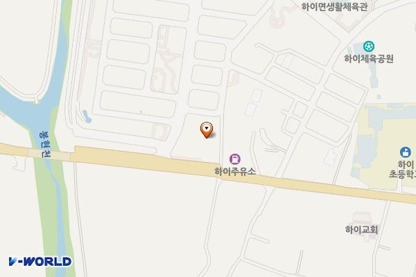 하이면 복지회관(1층, 2층) 위치 지도 — 경상남도 고성군 하이면 남일로 397